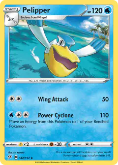 Pelipper Uncommon card from Rebel Clash