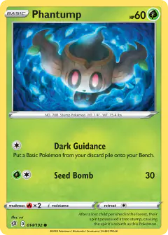 Phantump Common card from Rebel Clash