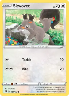 Skwovet Common card from Rebel Clash