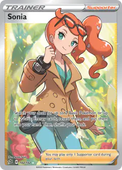 Sonia Rare Ultra card from Rebel Clash