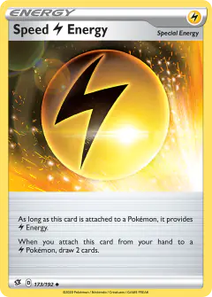 Speed Lightning Energy Uncommon card from Rebel Clash