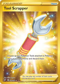 Tool Scrapper Rare Secret card from Rebel Clash