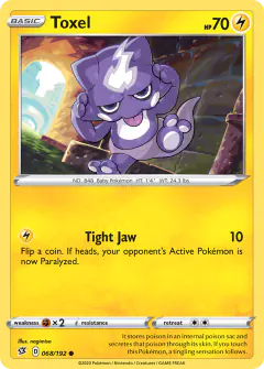 Toxel Common card from Rebel Clash