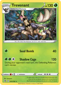Trevenant Rare card from Rebel Clash