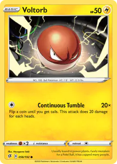 Voltorb Common card from Rebel Clash
