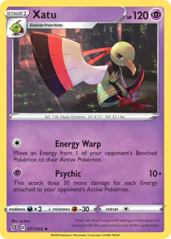 Xatu Uncommon card from Rebel Clash