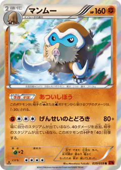 Mamoswine Rare card from Red Flash