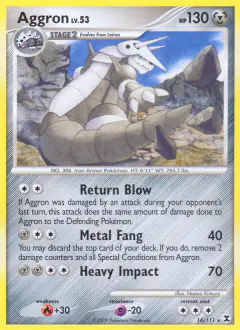 Aggron Rare card from Rising Rivals
