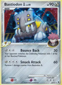 Bastiodon GL Rare Holo card from Rising Rivals