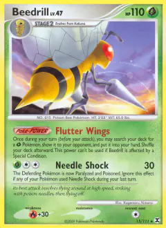 Beedrill Rare card from Rising Rivals