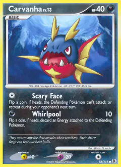 Carvanha Common card from Rising Rivals