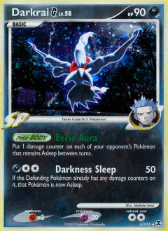Darkrai G Rare Holo card from Rising Rivals