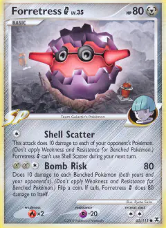 Forretress G Common card from Rising Rivals