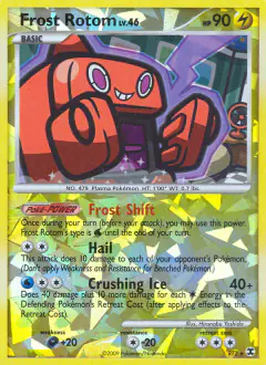 Frost Rotom LV.46 Rare card from Rising Rivals