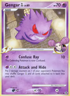 Gengar GL Uncommon card from Rising Rivals
