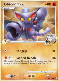 Gliscor E4 Common card from Rising Rivals
