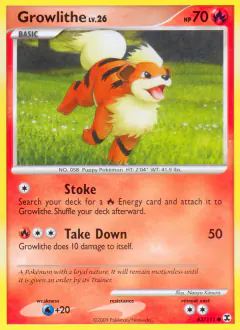 Growlithe Common card from Rising Rivals