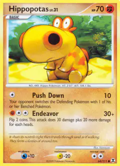 Hippopotas Common card from Rising Rivals