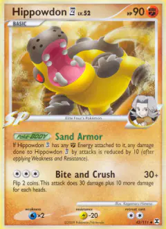 Hippowdon E4 Uncommon card from Rising Rivals