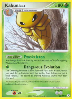 Kakuna Common card from Rising Rivals