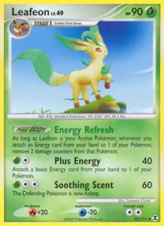 Leafeon Uncommon card from Rising Rivals