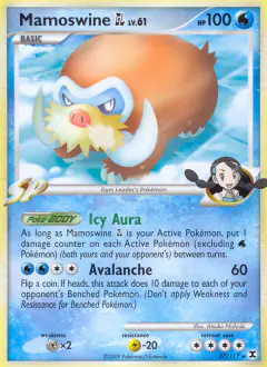 Mamoswine GL Rare card from Rising Rivals