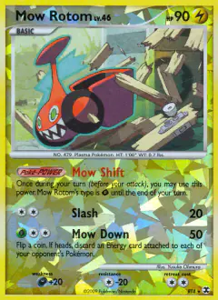 Mow Rotom LV.46 Rare card from Rising Rivals