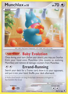 Munchlax Common card from Rising Rivals