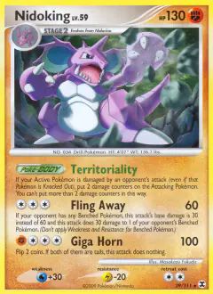 Nidoking Rare card from Rising Rivals