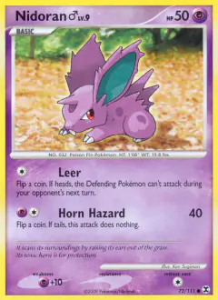 Nidoran ♂ Common card from Rising Rivals