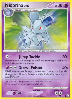 Nidorina Common card from Rising Rivals