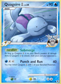 Quagsire GL Common card from Rising Rivals