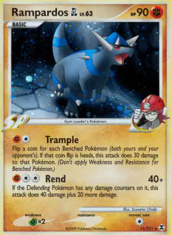 Rampardos GL Rare Holo card from Rising Rivals