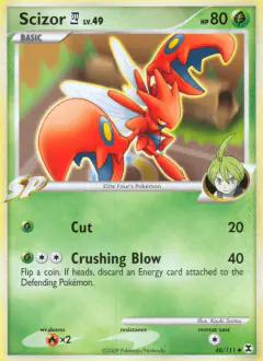 Scizor E4 Uncommon card from Rising Rivals