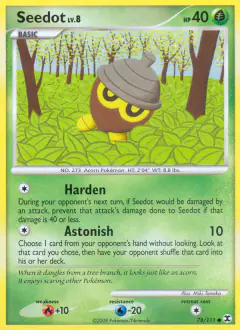 Seedot Common card from Rising Rivals