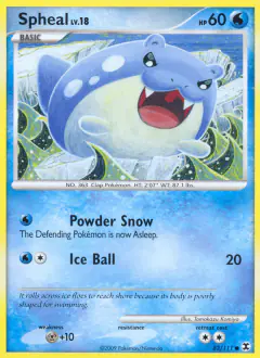 Spheal Common card from Rising Rivals