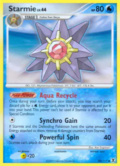 Starmie Uncommon card from Rising Rivals