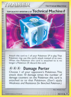 Team Galactic's Invention G-107 Technical Machine G Uncommon card from Rising Rivals