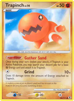 Trapinch Common card from Rising Rivals