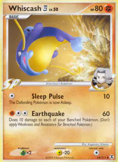 Whiscash E4 Uncommon card from Rising Rivals