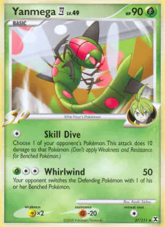 Yanmega E4 Rare card from Rising Rivals