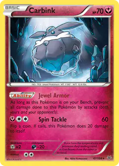 Carbink Rare card from Roaring Skies