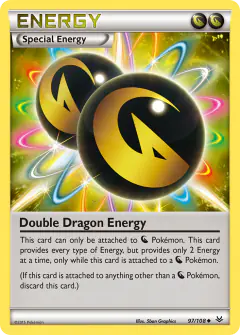 Double Dragon Energy Uncommon card from Roaring Skies