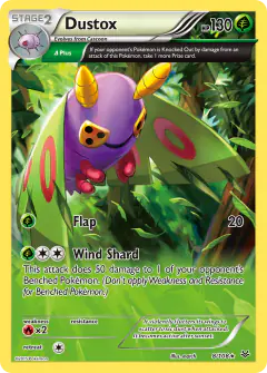 Dustox Rare card from Roaring Skies