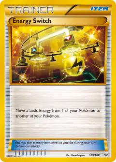 Energy Switch Rare Secret card from Roaring Skies