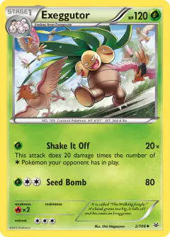 Exeggutor Uncommon card from Roaring Skies