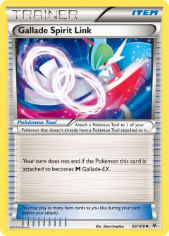 Gallade Spirit Link Uncommon card from Roaring Skies