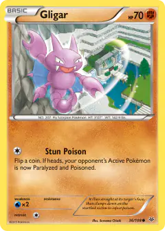 Gligar Common card from Roaring Skies