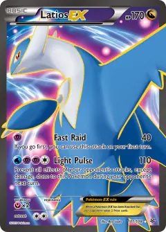 Latios-EX Rare Ultra card from Roaring Skies