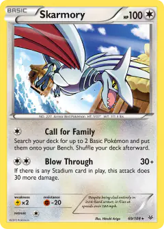 Skarmory Rare card from Roaring Skies